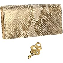 Amazon | [ SakuraZen ] 金運財布 パイソン レザー メンズ 長